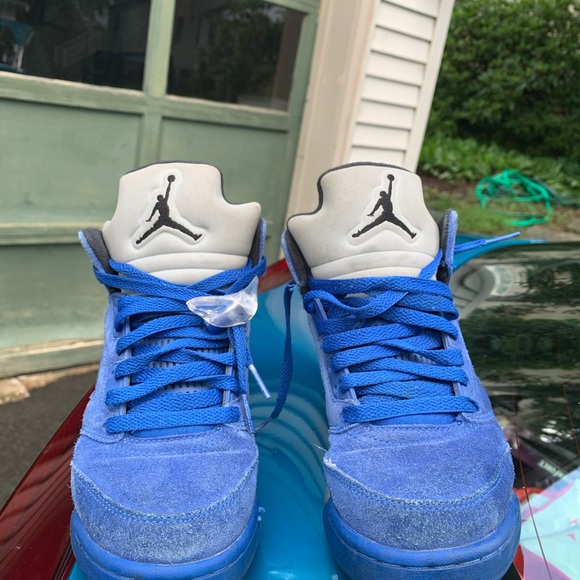 Jordan retro 5 blue - Picture 2 of 7